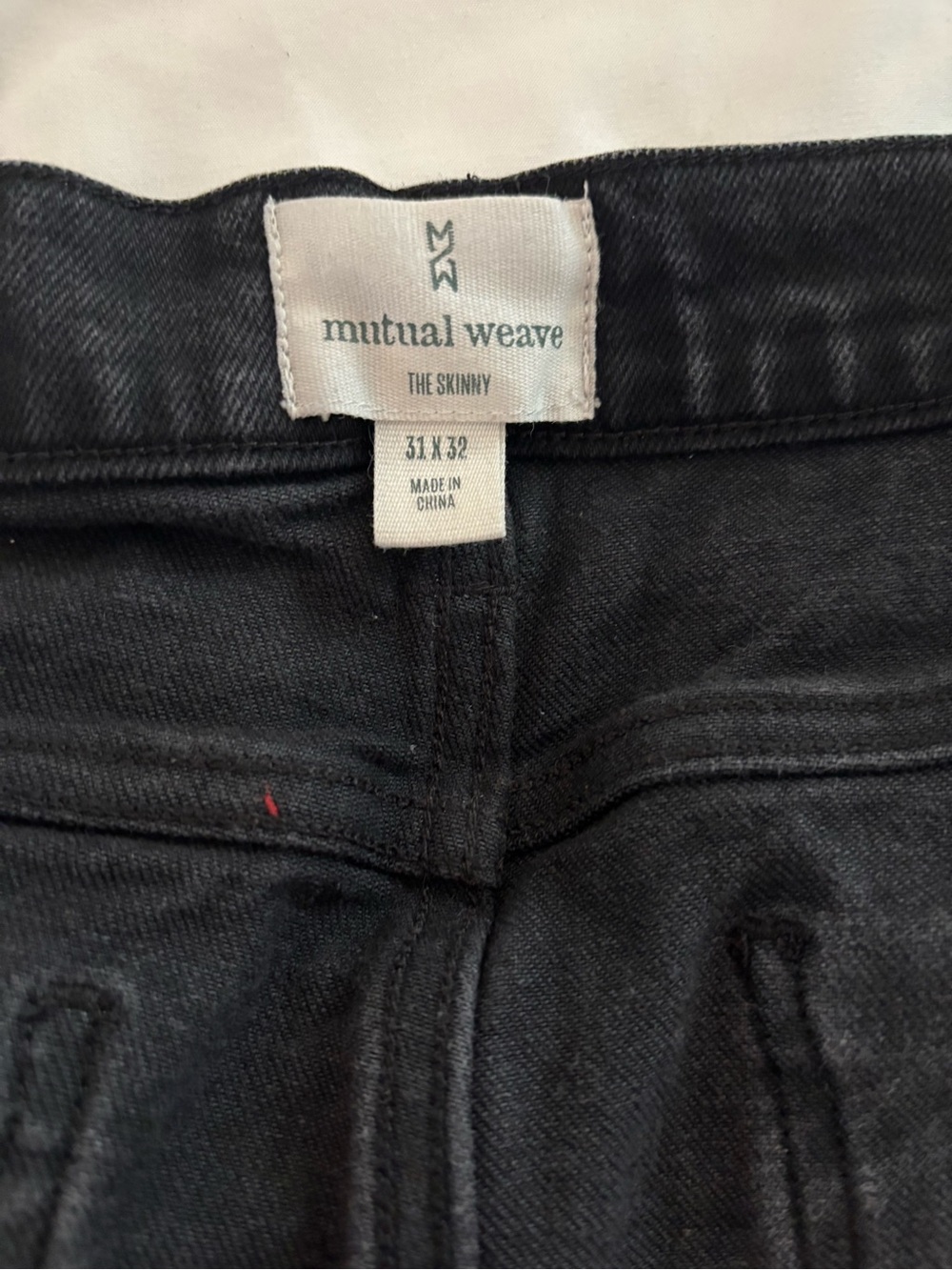 Source Unknown Mutual Weave Black Skinny Jeans